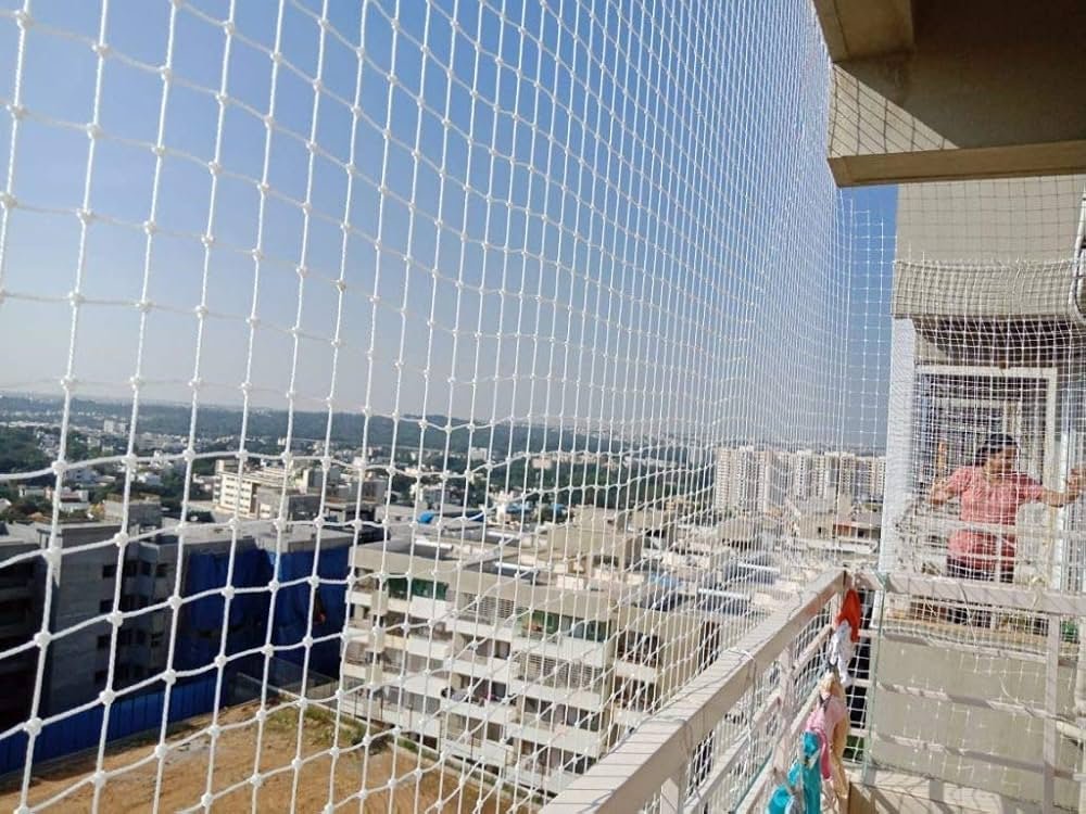 Balcony Safety Nets Installation by RNK Safety Nets