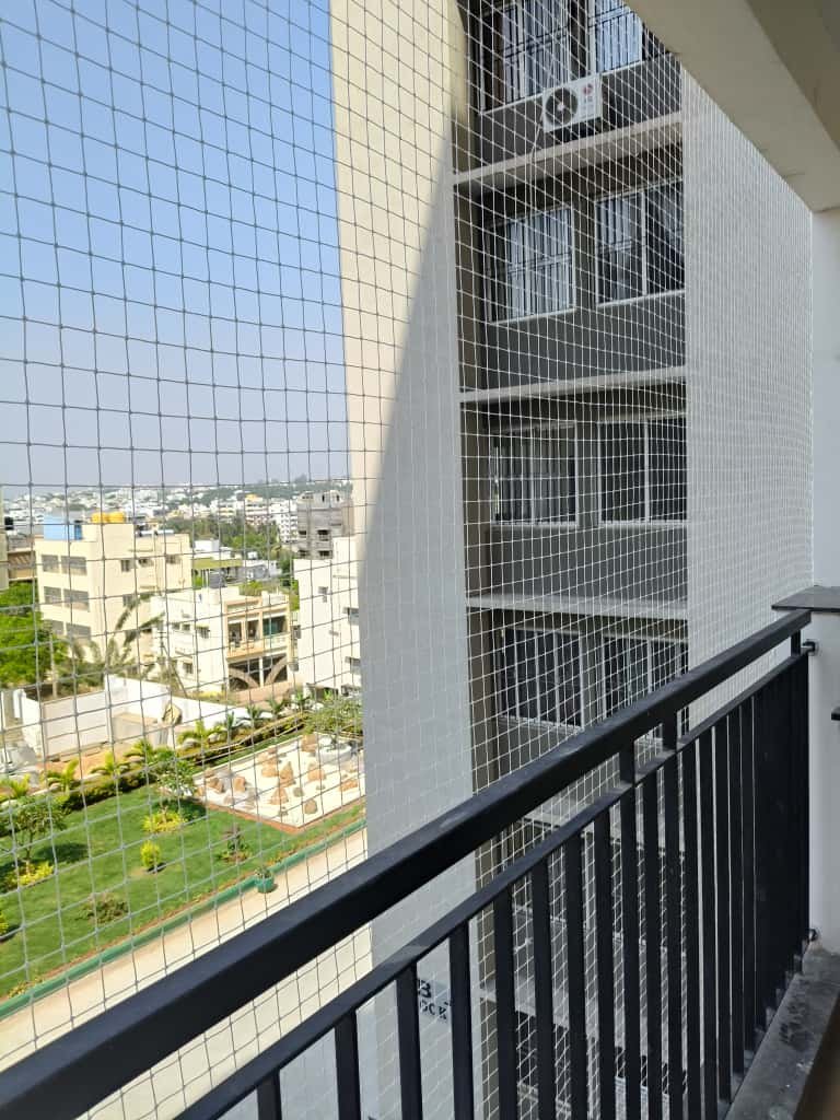 Balcony Safety Nets Installation in Ameerpet by RNK Safety Nets